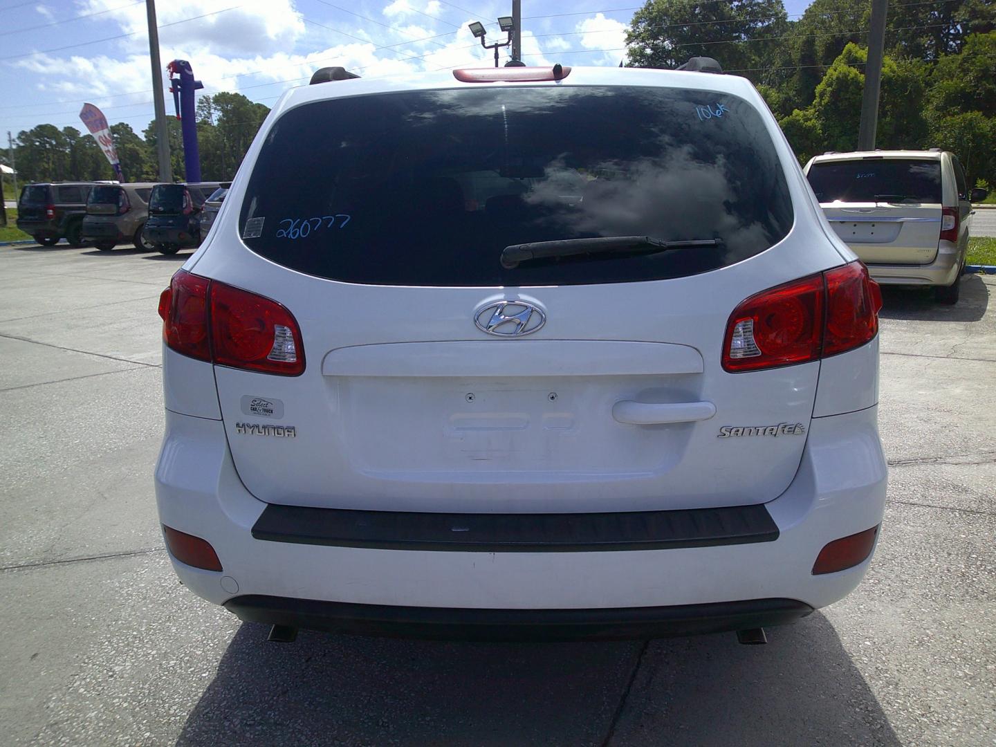 2009 WHITE HYUNDAI SANTA FE (5NMSG13D49H) , located at 390 Hansen Avenue, Orange Park, FL, 32065, (904) 276-7933, 30.130497, -81.787529 - Photo#3